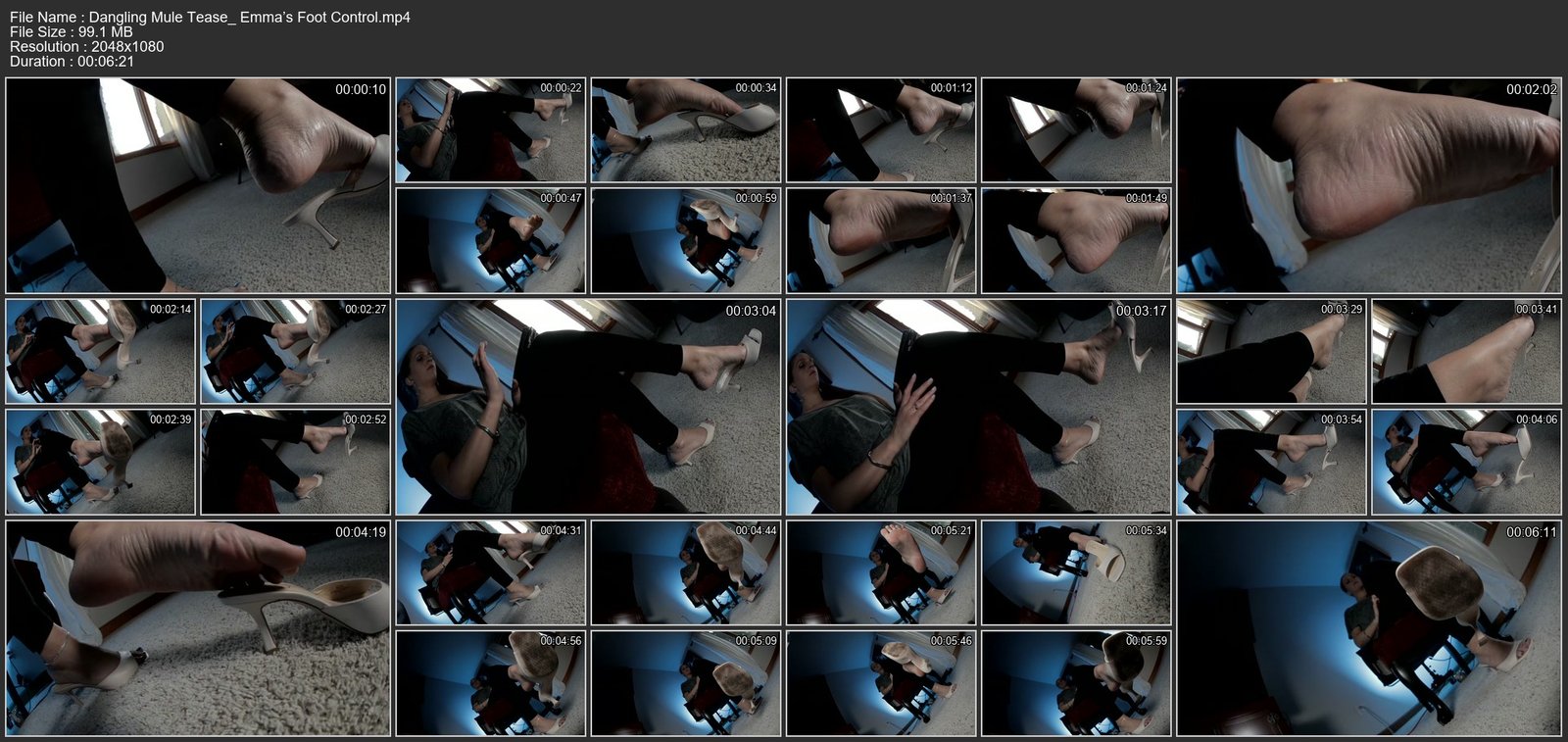 HFW - Dangling Mule Tease EmmaБ S Foot Control - screenshots