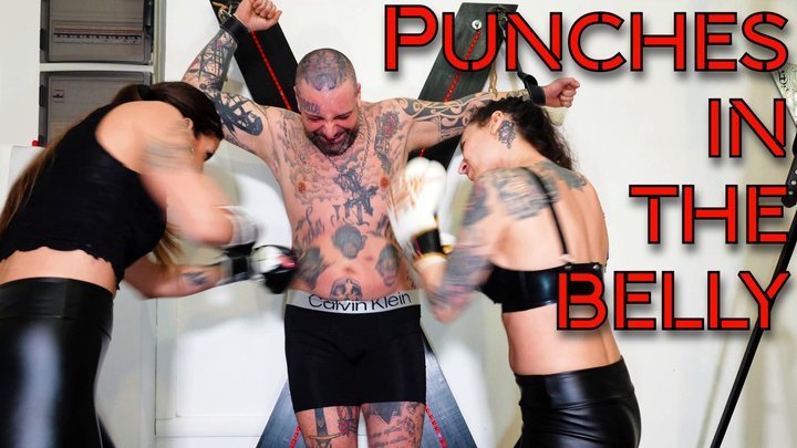 Punches in the belly – extreme domination clip preview with Miss Dula