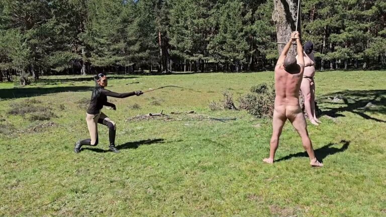 Bullwhip inferno in The Spanish Sierra by Madame Catarina and Goddess Milah FULL VERSION – female supremacy clip preview