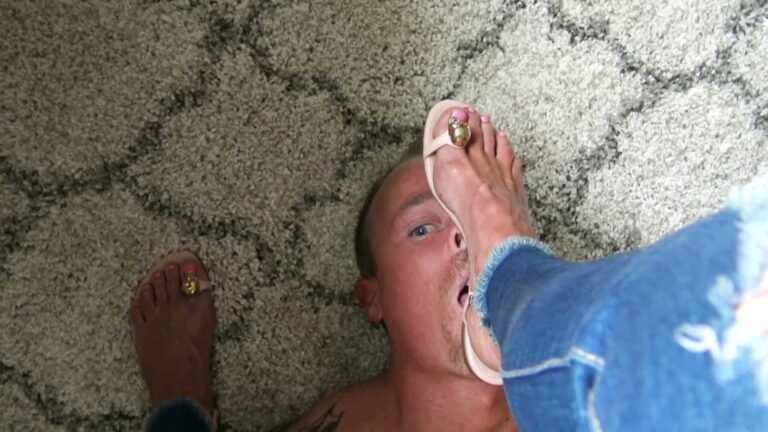 Do I end your worthless life beneath my sandaled feet? (extreme verbal humiliation) – throatstanding clip preview with Zephy