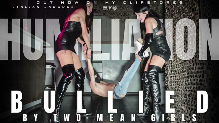 DULA and IMPERATRICE - Bullied by two mean girls [ITA] Full – kicking clip preview with Kinkamiquesto