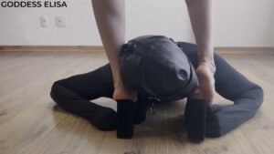 Lick in your place – foot slave training clip preview with Dan