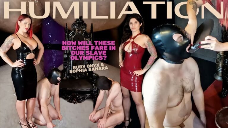 Humiliation! Slave Olympics By Ruby Onyx Featuring Sophia Sahara – bi-sexual clip preview with Ruby Onyx