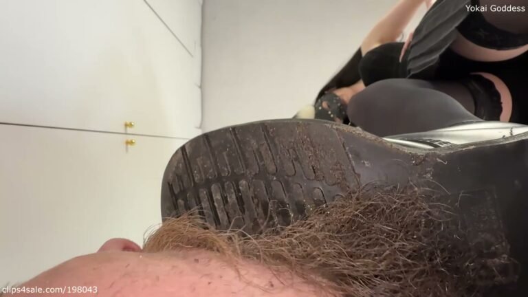 Licking two pairs of muddy boots of My bestie and Me and spitting – spitting clip preview with Mistress N