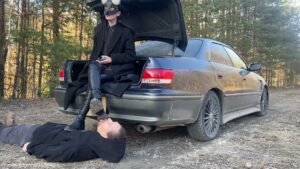 Muddy knee boots worship and revving – ignore clip preview with Yokai